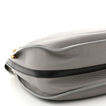 Chloe Grained Calfskin Small Hayley Hobo Cashmere Grey 8 of 14