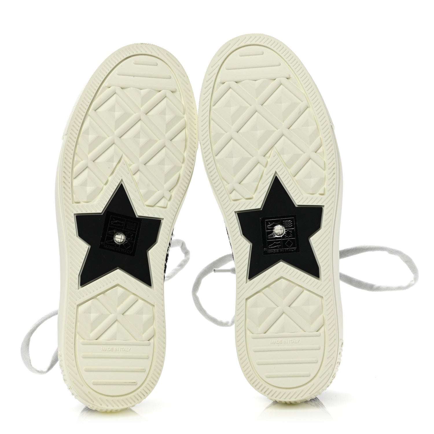 Christian Dior Canvas Houndstooth 30 Montaigne Embroidered Womens Walk'N'Dior Low Top Sneakers 37.5 Black White 5 of 8