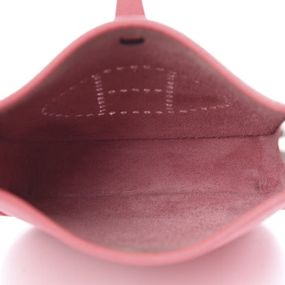 Hermes Taurillon Clemence Amazone Evelyne TPM Rose Azalee Rouge Pivoine 5 of 11