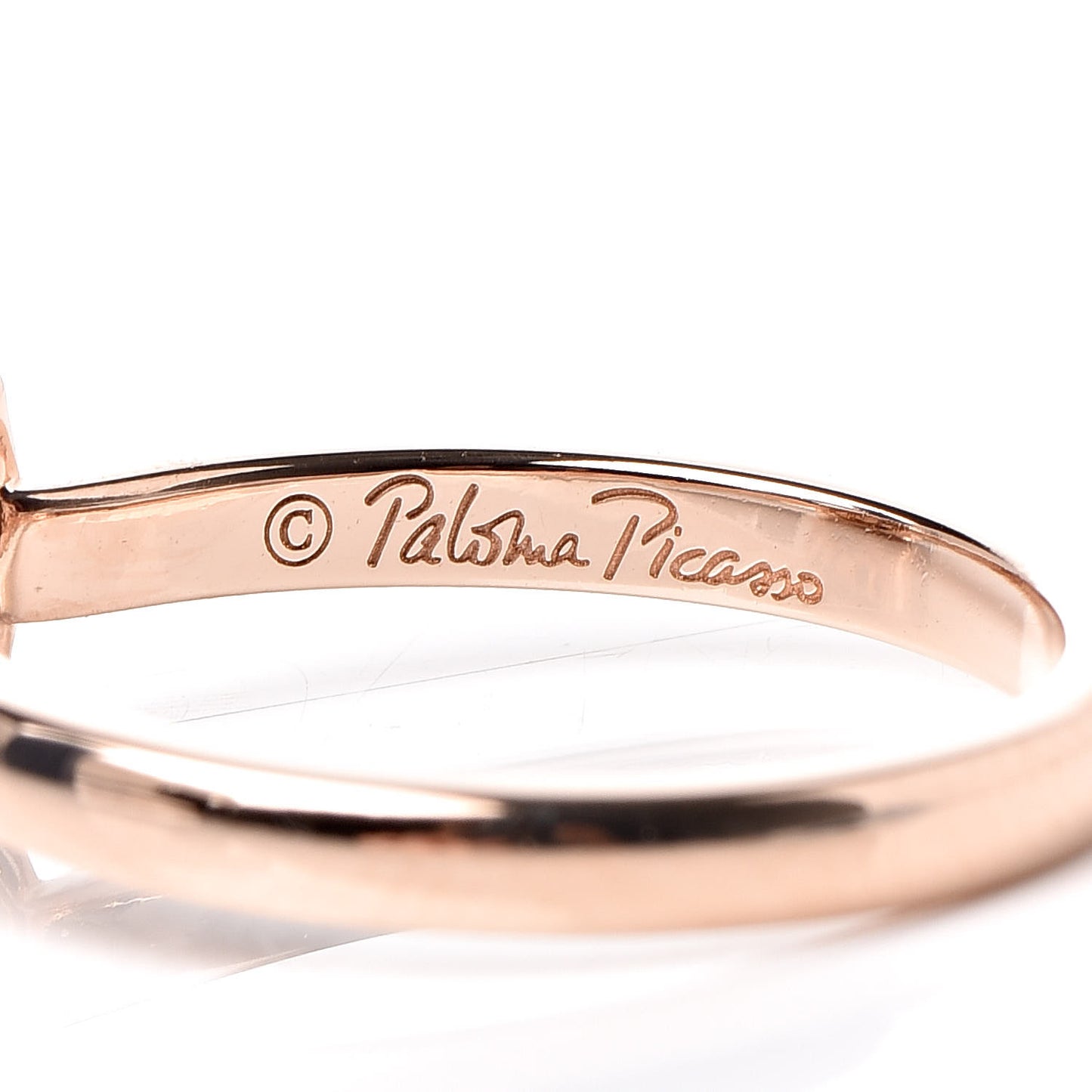 18K Rose Gold Pink Sapphire 7mm Paloma Picasso Sugar Stacks Ring 52 6