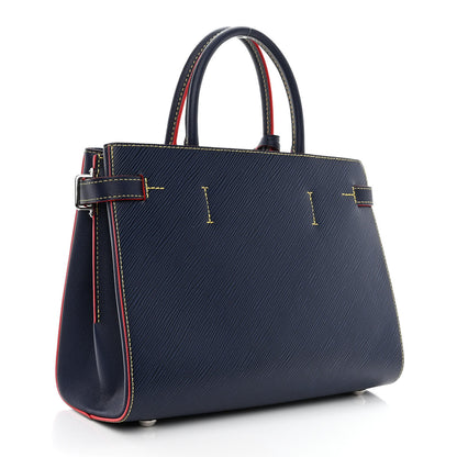 Louis Vuitton Epi Twist Tote Indigo 3 of 10