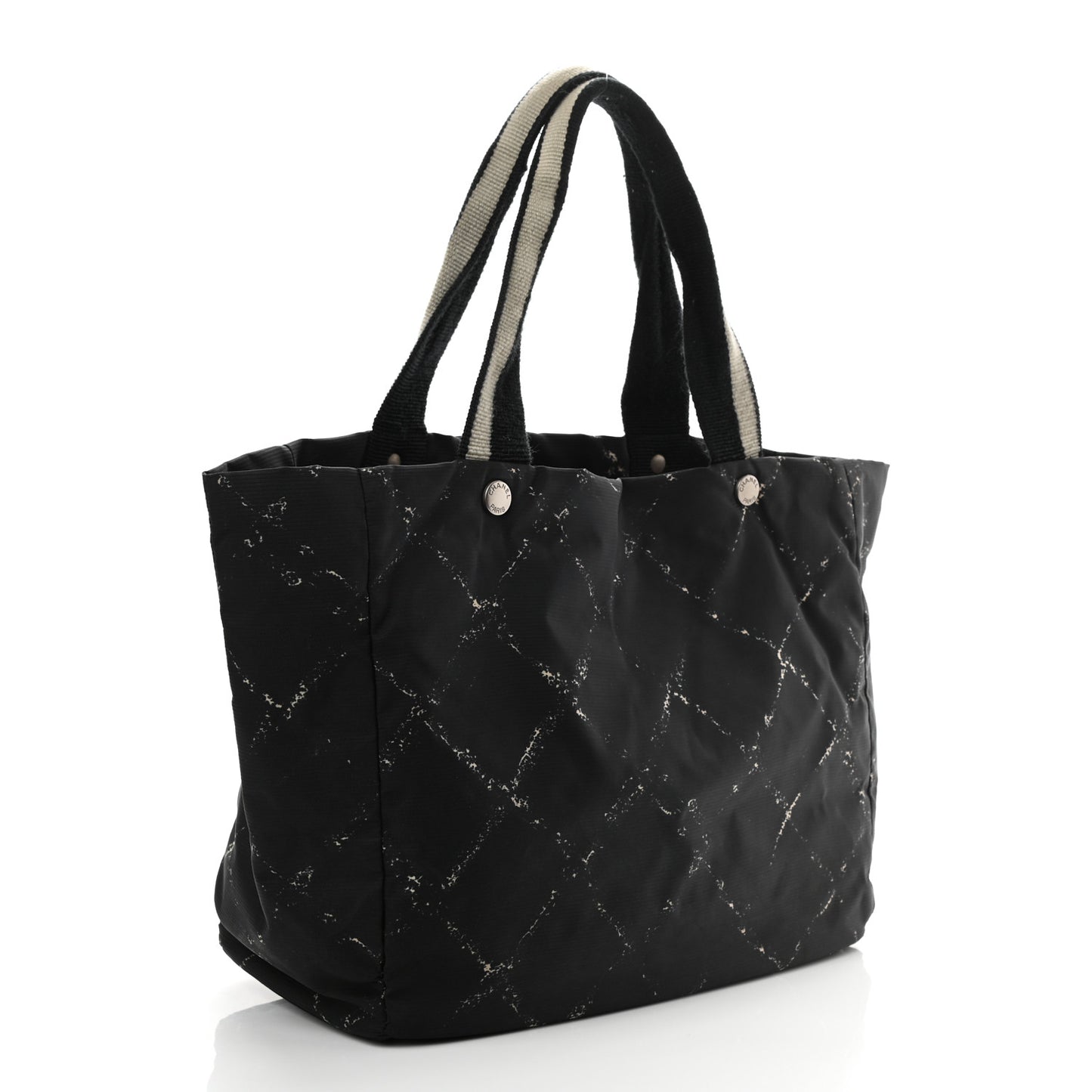 Nylon Travel Tote Black