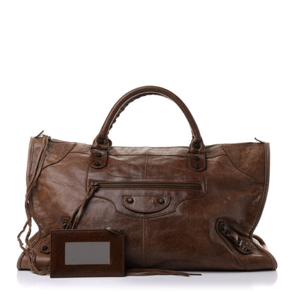 Balenciaga Agneau Classic Hardware Work Castagna 1 of 10