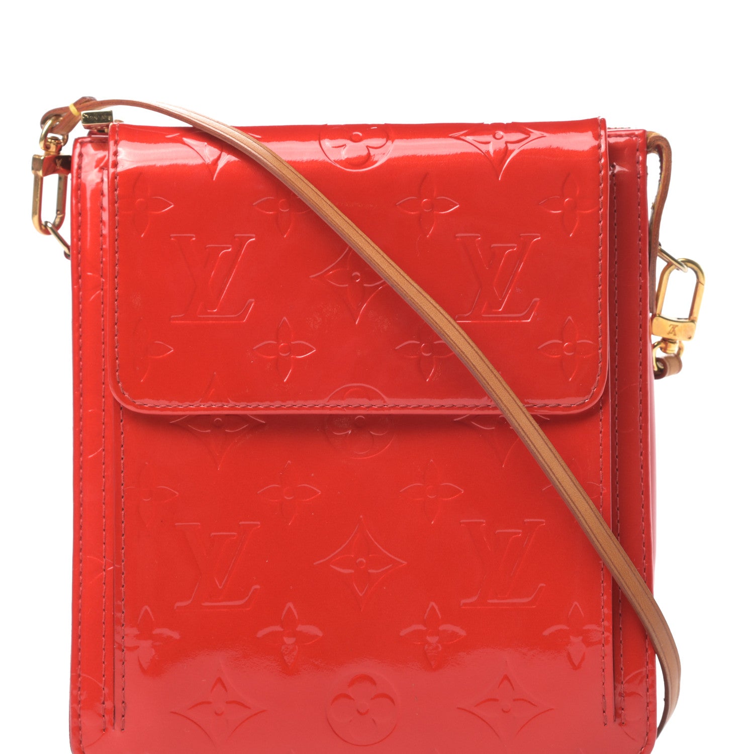 Louis Vuitton Vernis Mott Red 7 of 14