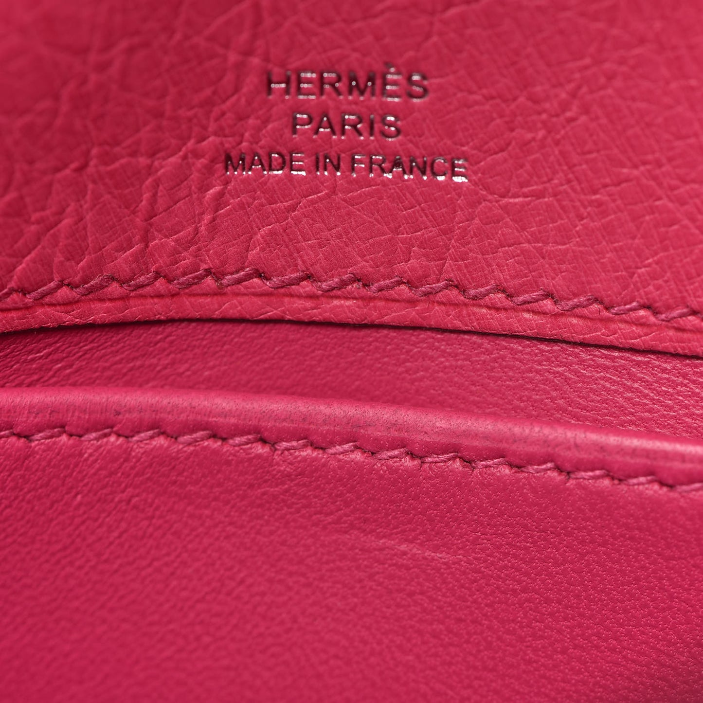 Ostrich Kelly Pochette Clutch Rose Tyrien