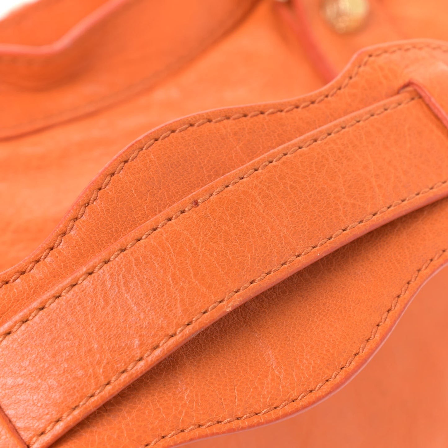 Agneau Giant 12 Gold Hardware City Tangerine