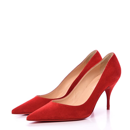 Christian Louboutin Veau Velours Clare 80 Pumps 39.5 Loubi 3 of 10