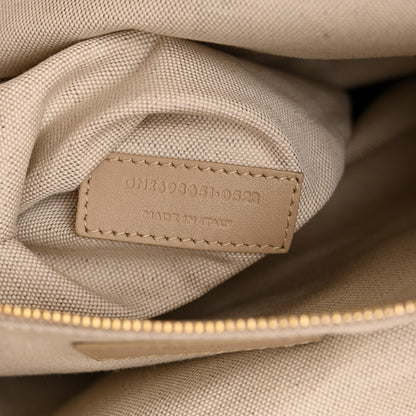 Saint Laurent Nubuck Suede Quilted Maxi Icare Shopping Tote Beige 6 of 12