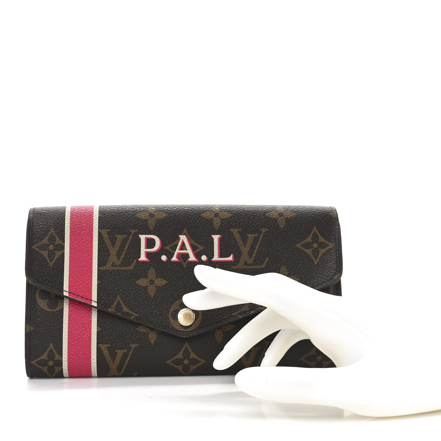 Monogram My LV Heritage Sarah Wallet NM Rose Freesia