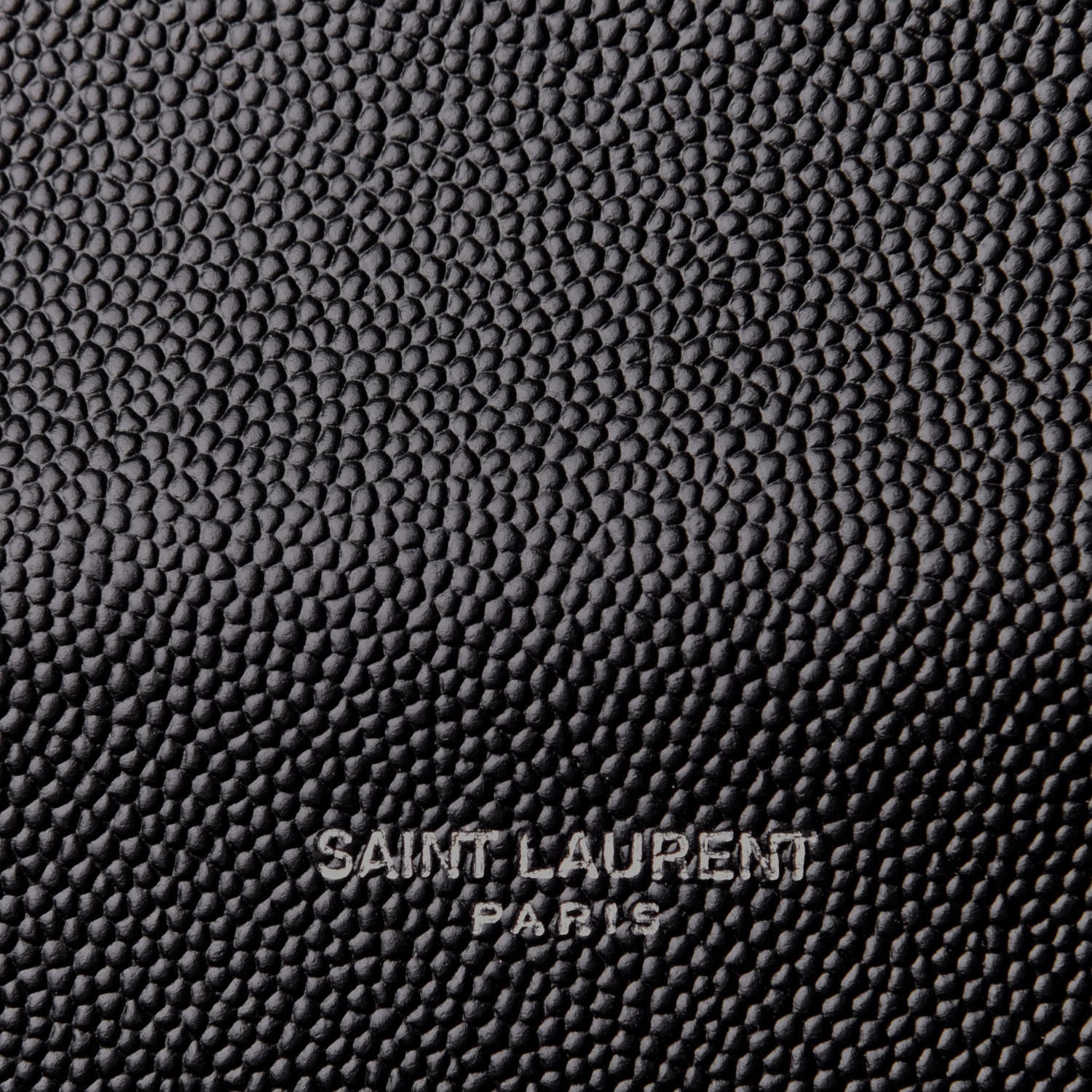 Saint Laurent Grain De Poudre Textured Mixed Matelasse Triquilt Medium Monogram Satchel Black 7 of 10