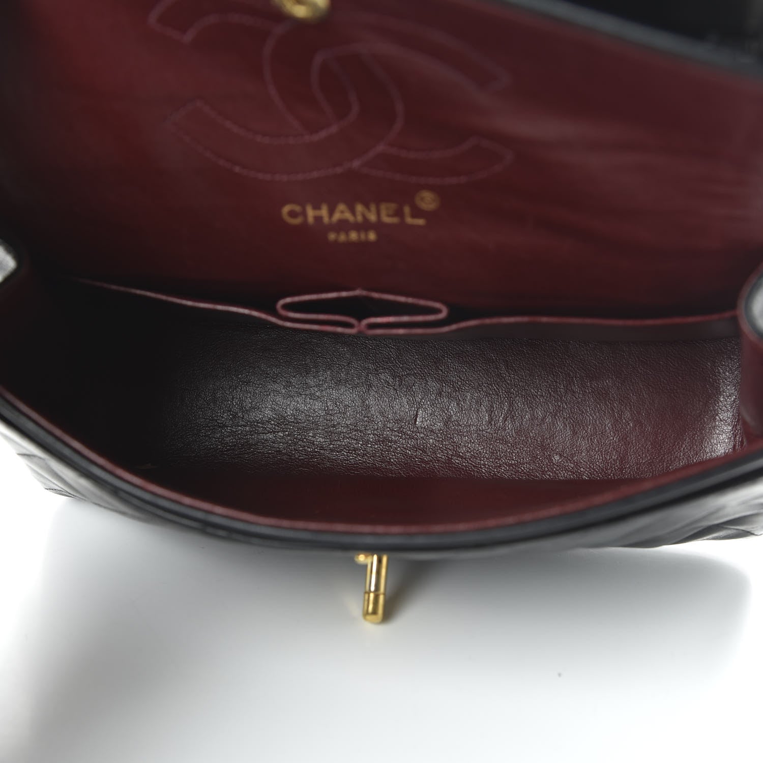 Chanel Lambskin Quilted Small Double Flap Black 5 of 13