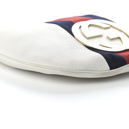 Gucci Calfskin Web Blondie Hobo White 6 of 12