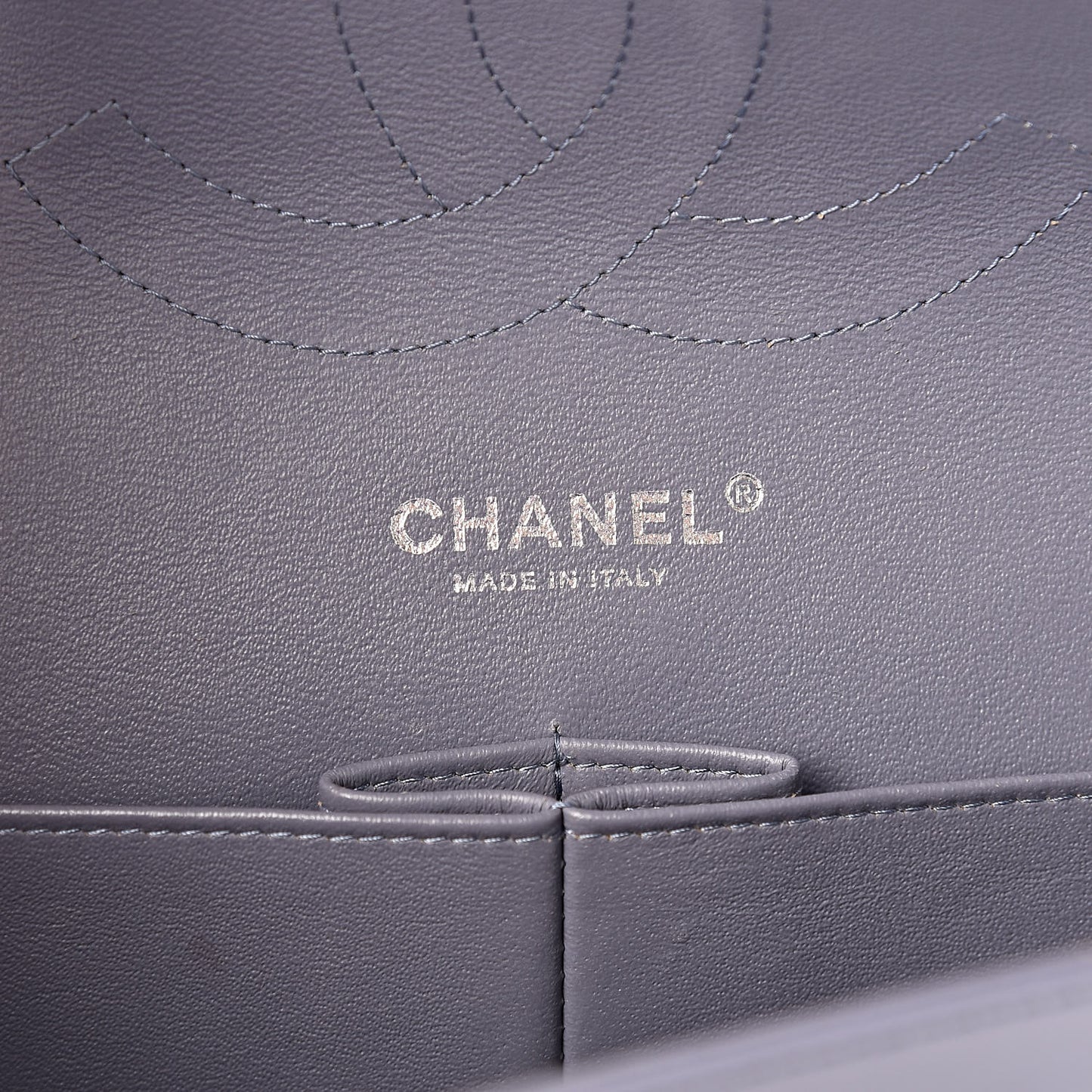 Lambskin Quilted Jumbo Double Flap Light Purple