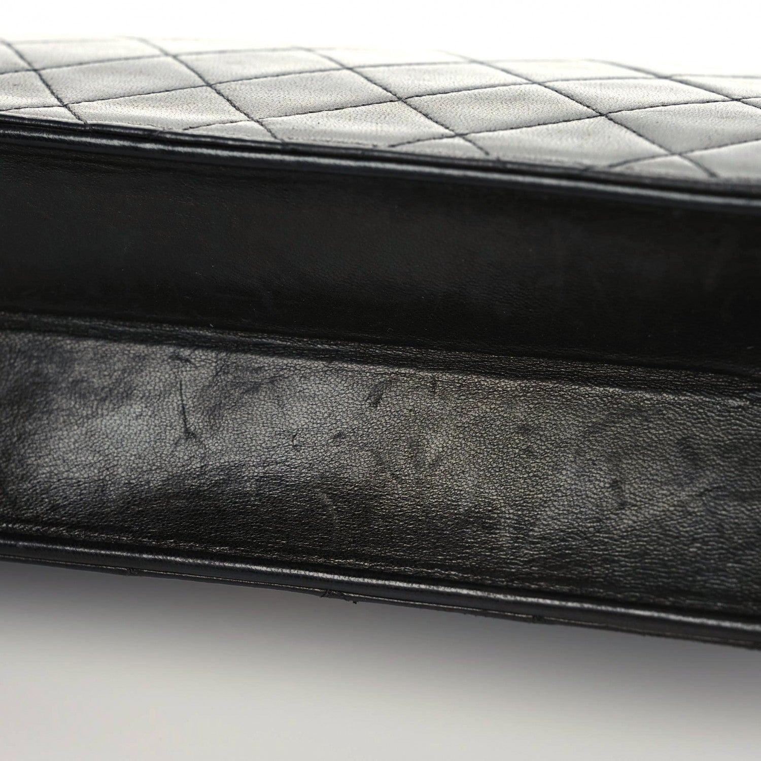 Chanel Lambskin Quilted Medium Single Flap Black 16 of 20