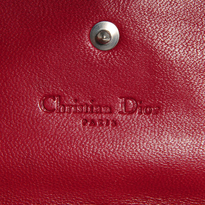 Christian Dior Lambskin Cannage Rendezvous Chain Wallet 6 of 7