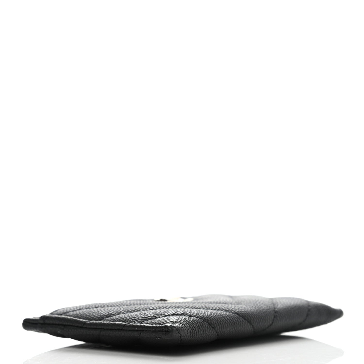 Chanel Caviar Chevron Quilted Card Holder Black 4 of 9
