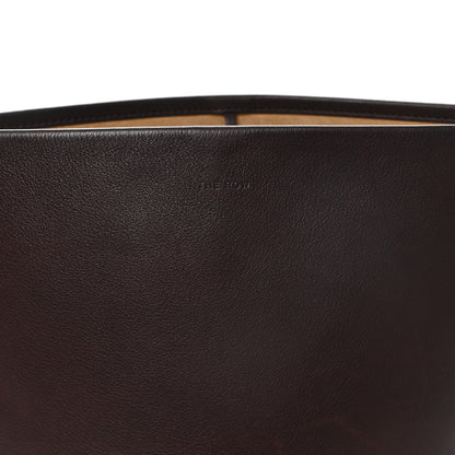 The Row Polished Saddle Calfskin Medium N/S Park Tote Chestnut 7 of 9