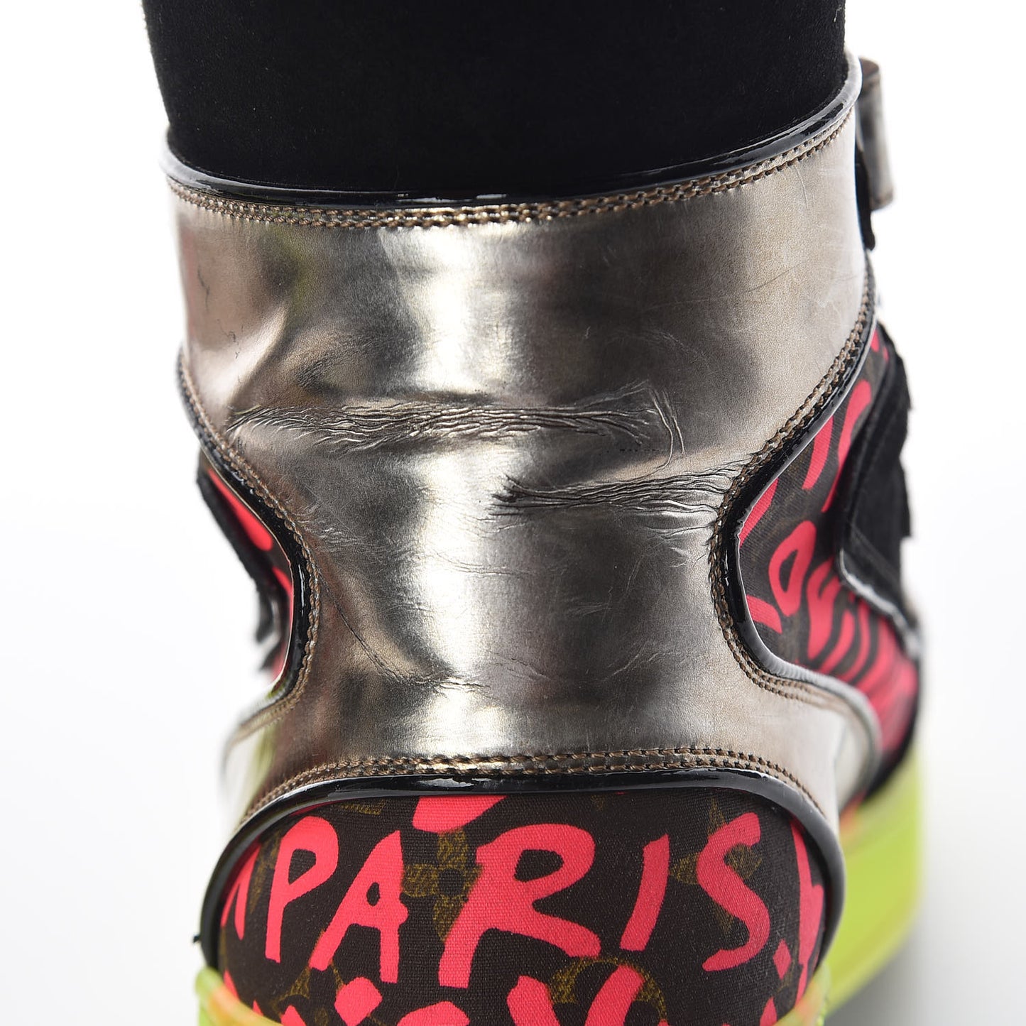 Monogram Graffiti Sneakers 40 Fuchsia