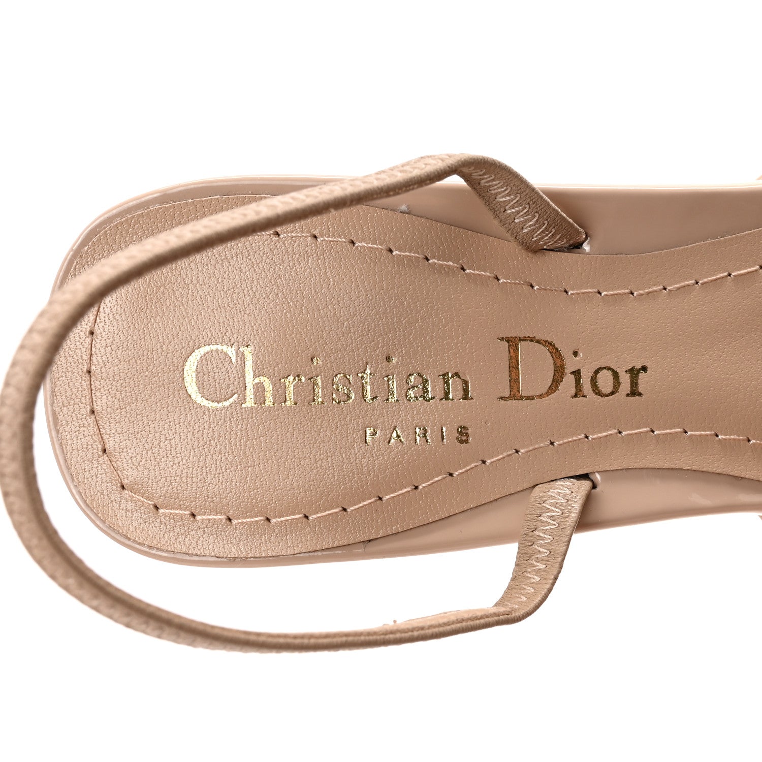Christian Dior Patent Calfskin C'est Dior 80mm Slingback Sandals 37 Chair 8 of 10
