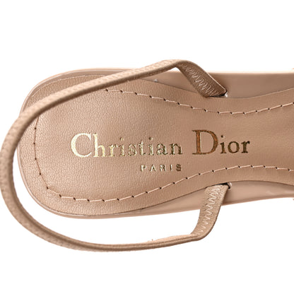 Christian Dior Patent Calfskin C'est Dior 80mm Slingback Sandals 37 Chair 8 of 10