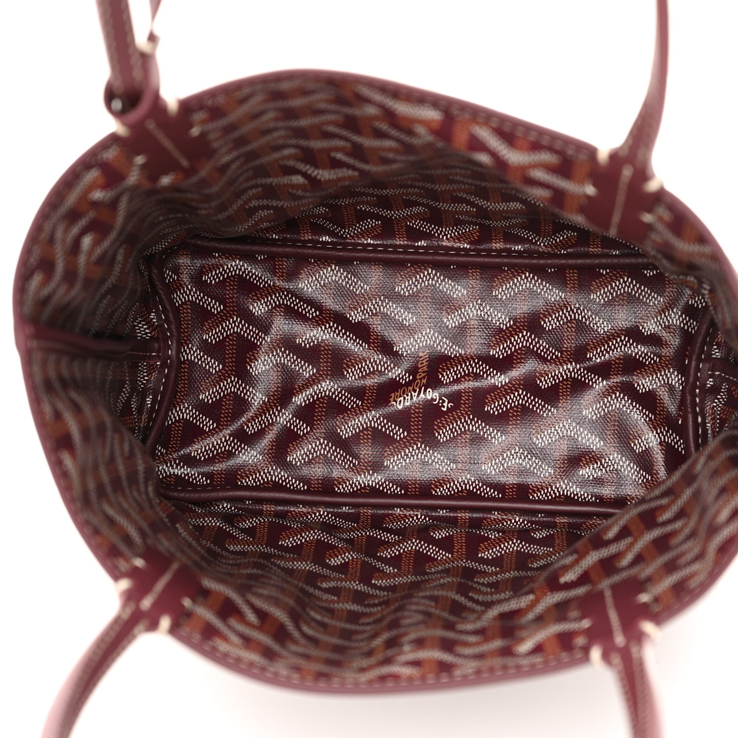 Goyard Goyardine Reversible Mini Anjou Burgundy 11 of 23