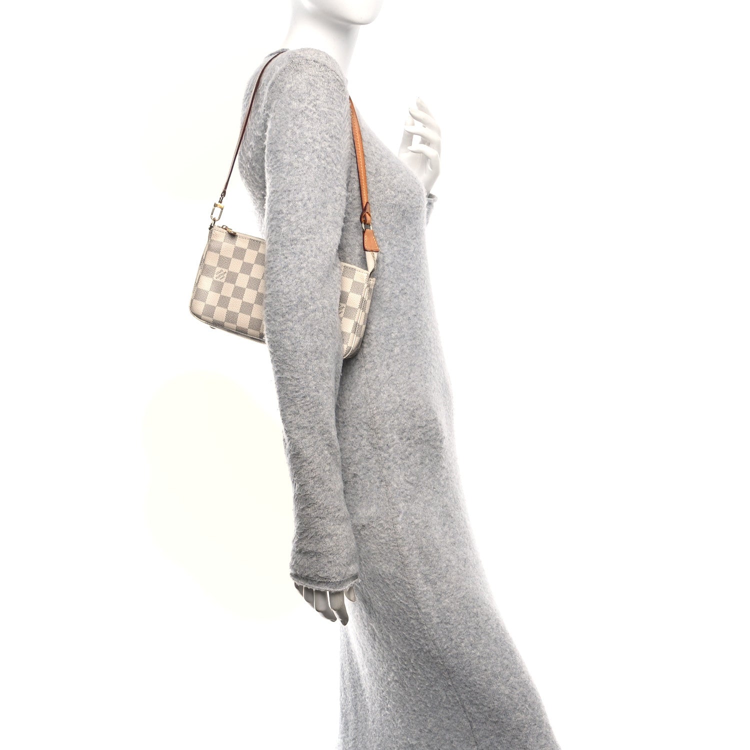Louis Vuitton Damier Azur Pochette Accessories NM 2 of 9