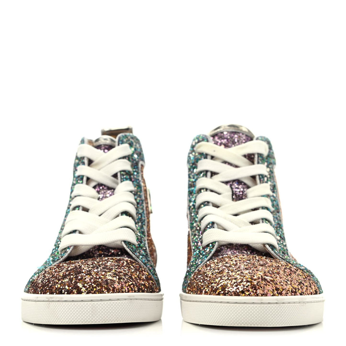 Bip Bip Glitter Womens Orlato Flat Sneakers 37.5 Multicolor
