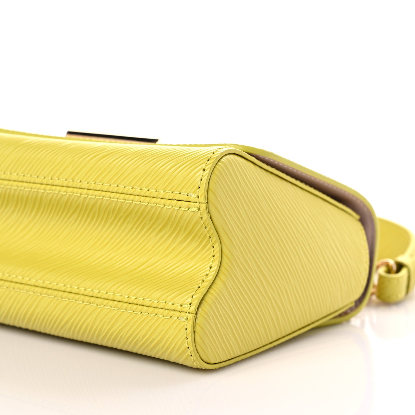 Epi Twist Shoulder Bag PM Citron Yellow