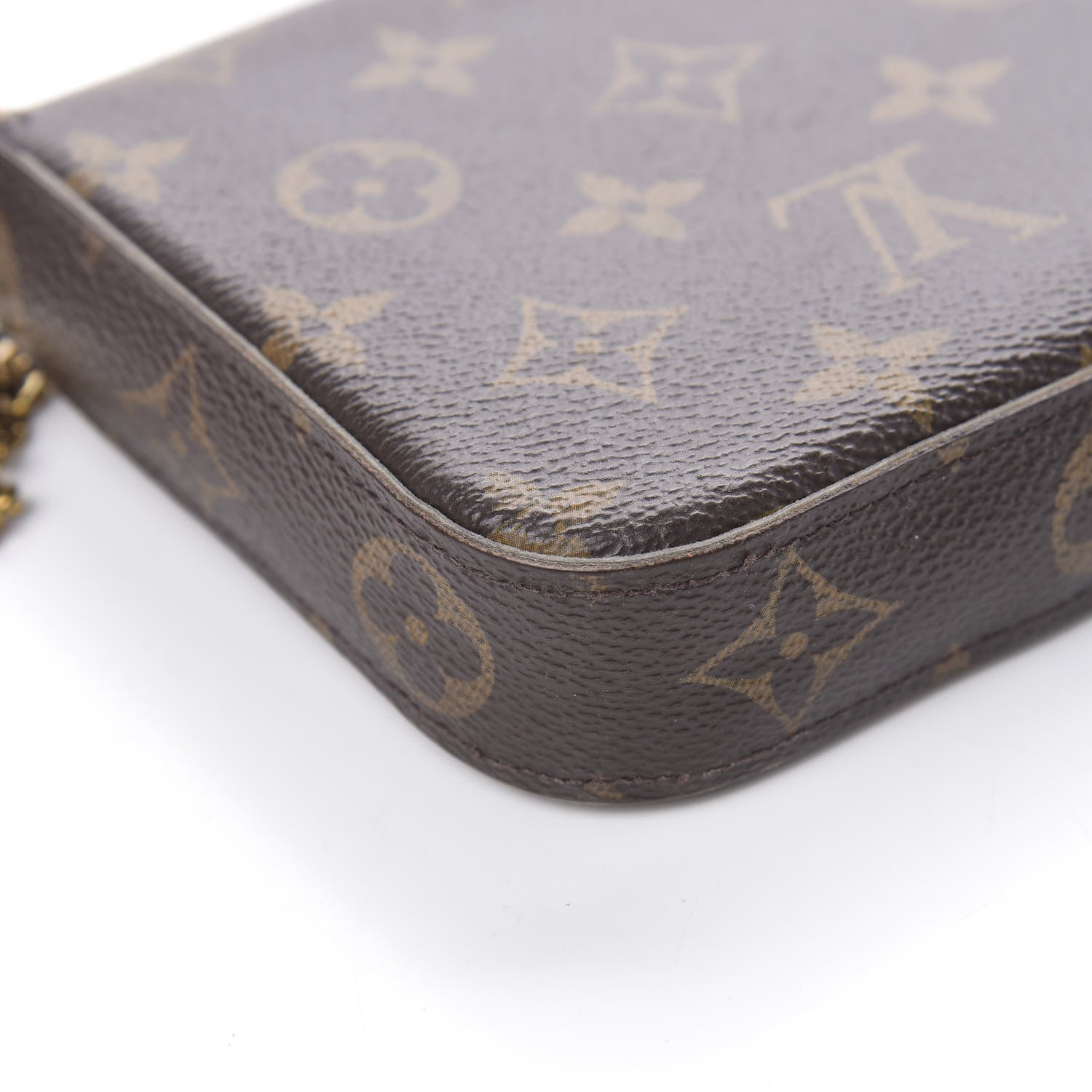 Louis Vuitton Monogram Pochette Felicie Chain Wallet Fuchsia 14 of 24