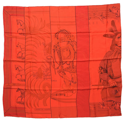 Hermes Silk Dip Dye Carre En Carres Scarf 90 Geranium Framboise Rouge 1 of 7
