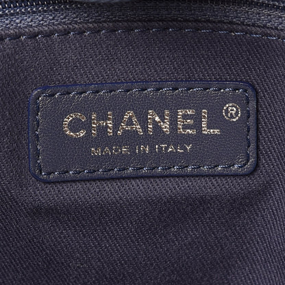 Chanel Canvas Extra Large Deauville Tote Blue 8 of 9
