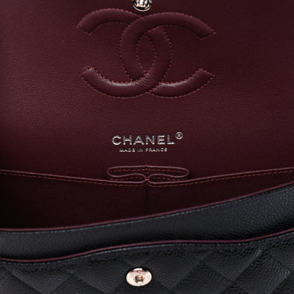 Chanel Caviar Quilted Medium Double Flap Black 6 of 10