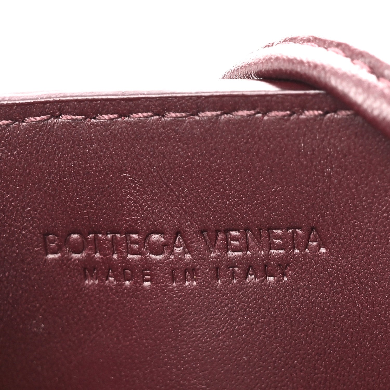 Bottega Veneta Nappa Intrecciato Andiamo Phone Pouch Deep Mahogany 6 of 10