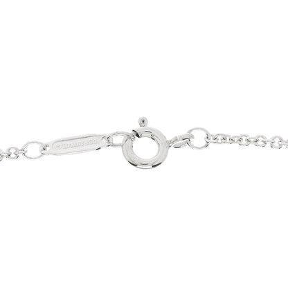 Tiffany Sterling Silver Black Titanium Double Cross Stencil Pendant Necklace 4 of 5