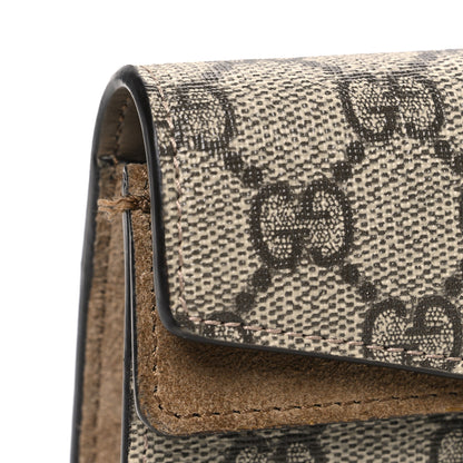 Gucci GG Supreme Monogram Super Mini Dionysus Shoulder Bag Taupe 10 of 10