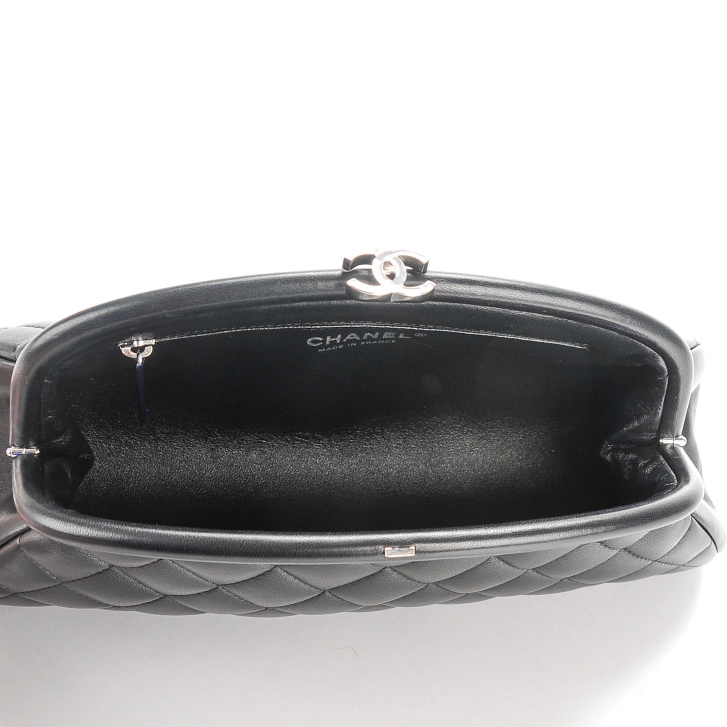 Chanel Lambskin Quilted Timeless Clutch Black 5 of 7