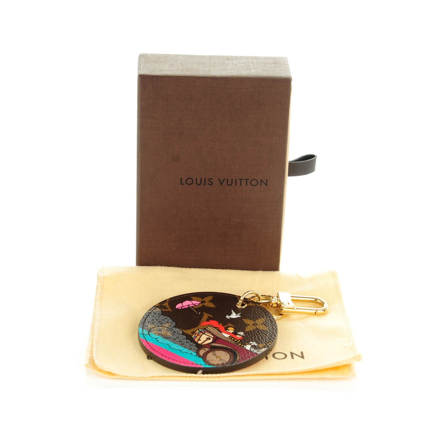 Louis Vuitton Monogram 2015 Christmas Animation Bag Charm Key Ring 5 of 5