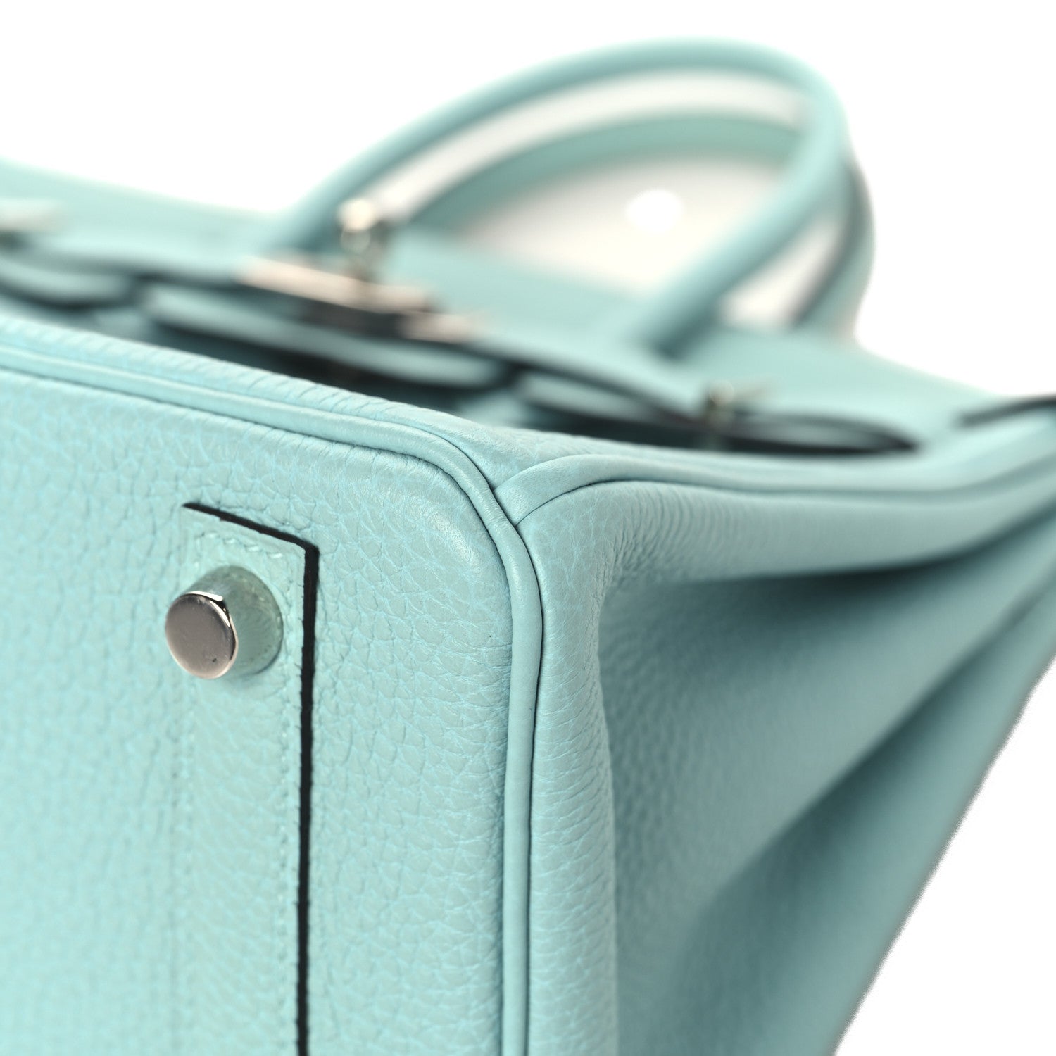 Hermes Togo Birkin 25 Bleu Atoll 10 of 14