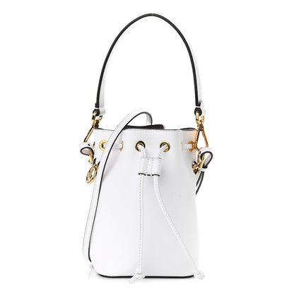 Fendi Vitello Cruise F is Fendi Mini Mon Tresor Bucket Bag Optical White 1 of 13