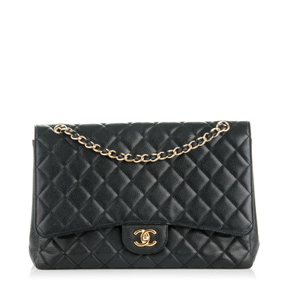 Chanel Caviar Quilted Maxi Single Flap Black 1 of 8