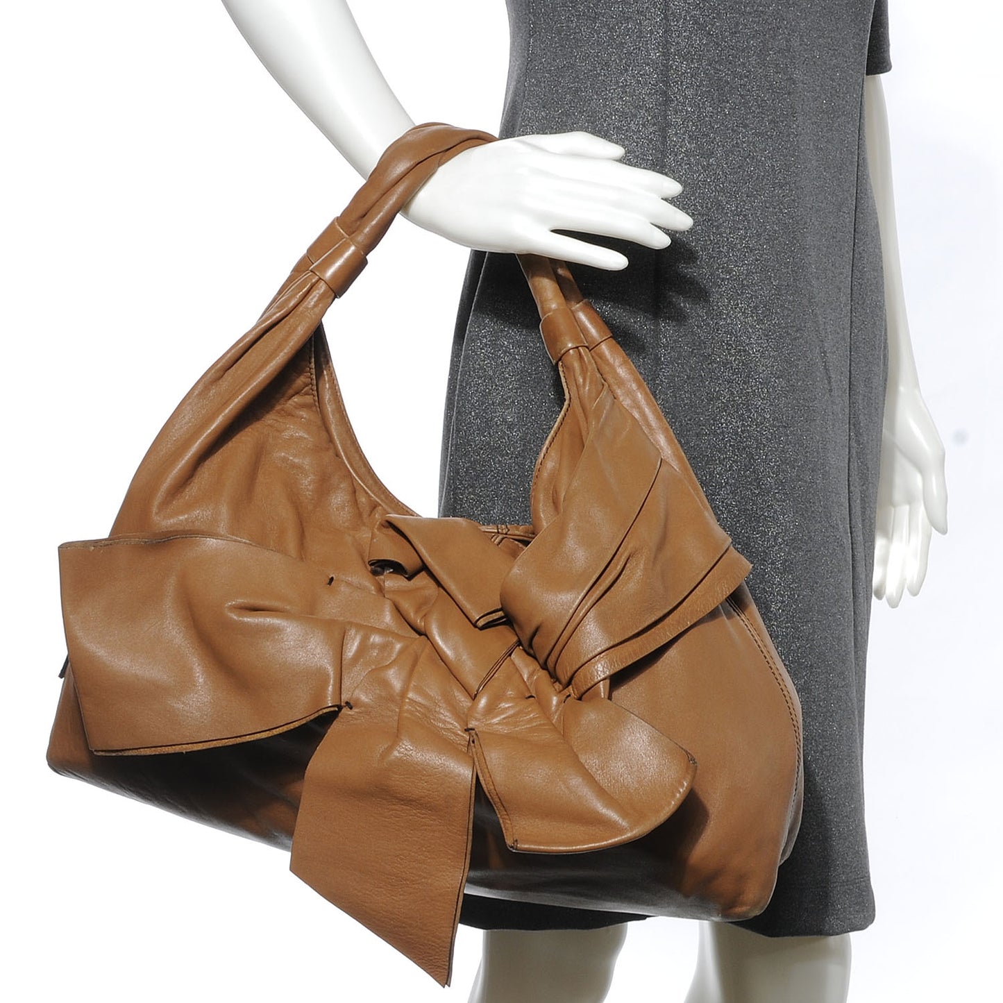 Nappa Premier Bow Hobo Brown