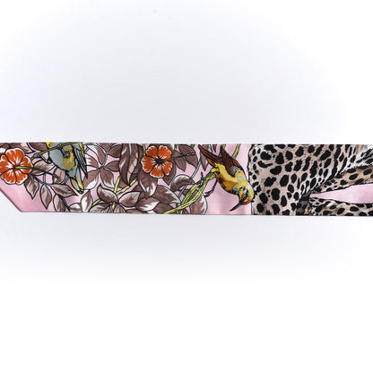Hermes Silk Jungle Love Love Twilly Rose Pale Etoupe 5 of 5