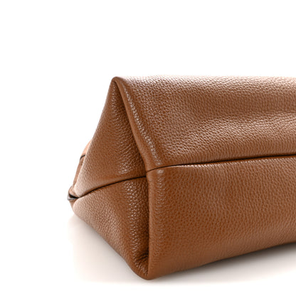 Gucci Grained Calfskin Softbit Medium Shoulder Bag Brown 8 of 9