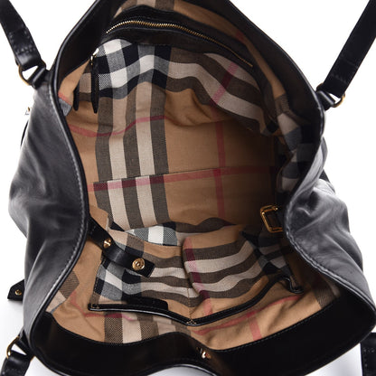 Burberry Lambskin Bridle Studs Small Canterbury Tote Black 5 of 14