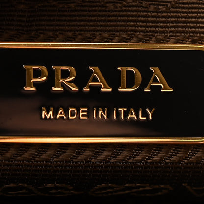 Prada Re-Nylon Triangle Mariner Small Bucket Bag Brandy 6 of 10