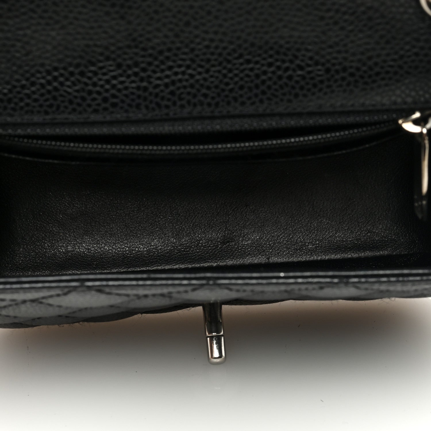 Chanel Caviar Quilted Mini Square Flap Black 5 of 10