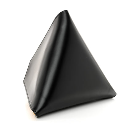 Bottega Veneta Calfskin Pyramid Bag Black 4 of 9