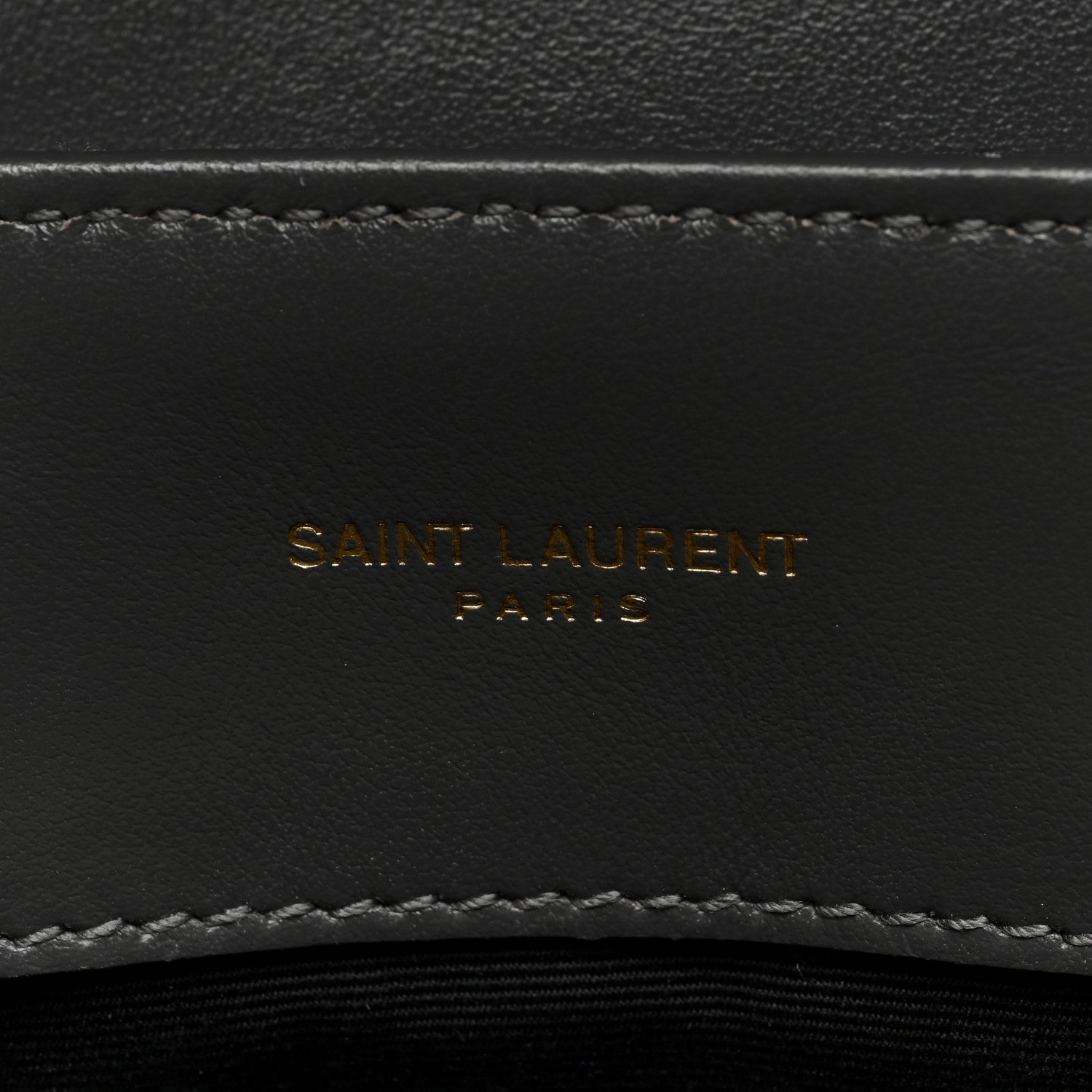 Saint Laurent Calfskin Y Quilted Monogram Medium Loulou Chain Satchel Storm 6 of 9