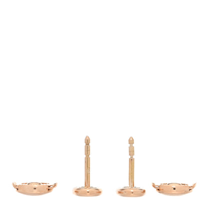 Hermes 18K Rose Gold TPM Farandole Stud Earrings 3 of 5