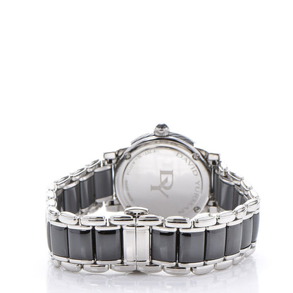 David Yurman Stainless Steel Ceramic Diamond 30mm Classic Quartz Watch Black 4 of 9